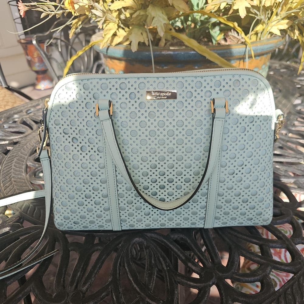 Kate Spade Lasor Cut Out Handbag